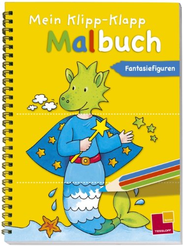 Mein Klipp-Klapp Malbuch Fantasiefiguren Tiptoi & Games