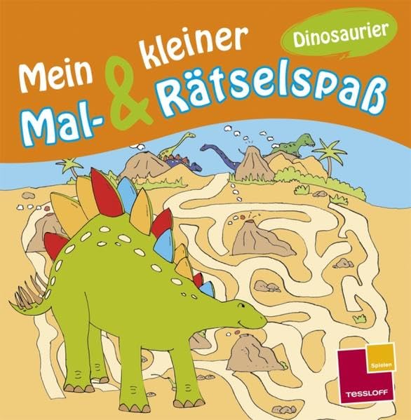 Mein kleiner Mal- & Rätselspaß. Dinosaurier (Malbücher und -blöcke) Social Sciences