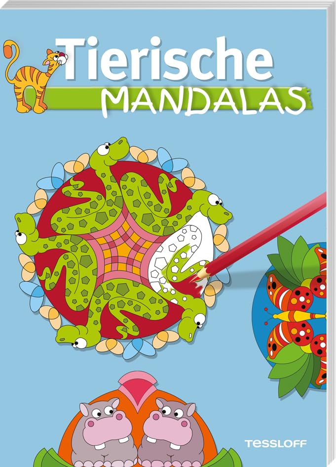 Tierische Mandalas (Malbücher und -blöcke) Leisure, Home & Garden
