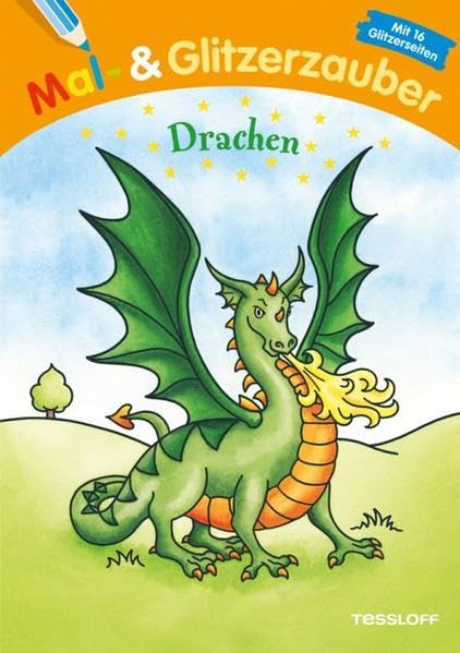 Mal- und Glitzerzauber. Drachen (Malbücher und -blöcke) Non-fiction