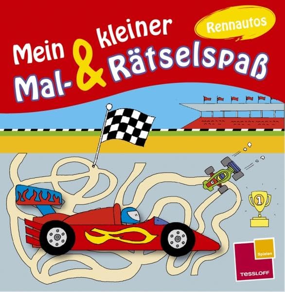 Mein kleiner Mal- & Rätselspaß. Rennautos (Malbücher und -blöcke) Leisure, Home & Garden