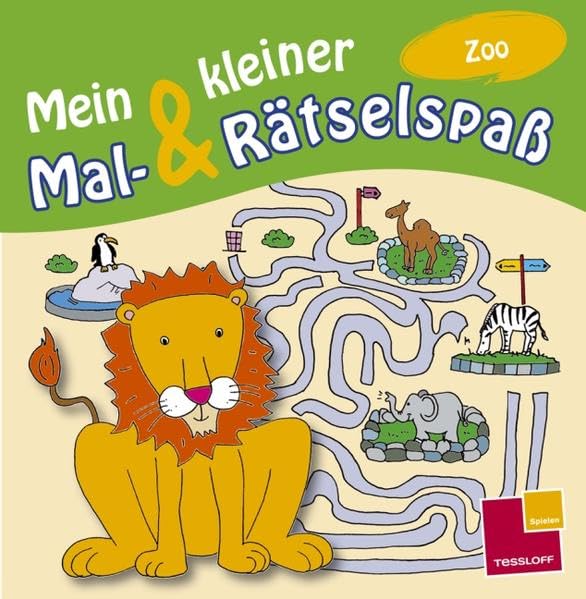 Mein kleiner Mal- & Rätselspaß. Zoo (Malbücher und -blöcke) Social Sciences