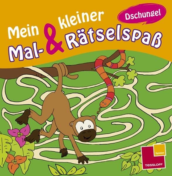 Mein kleiner Mal- & Rätselspaß. Dschungel (Malbücher und -blöcke) Social Sciences