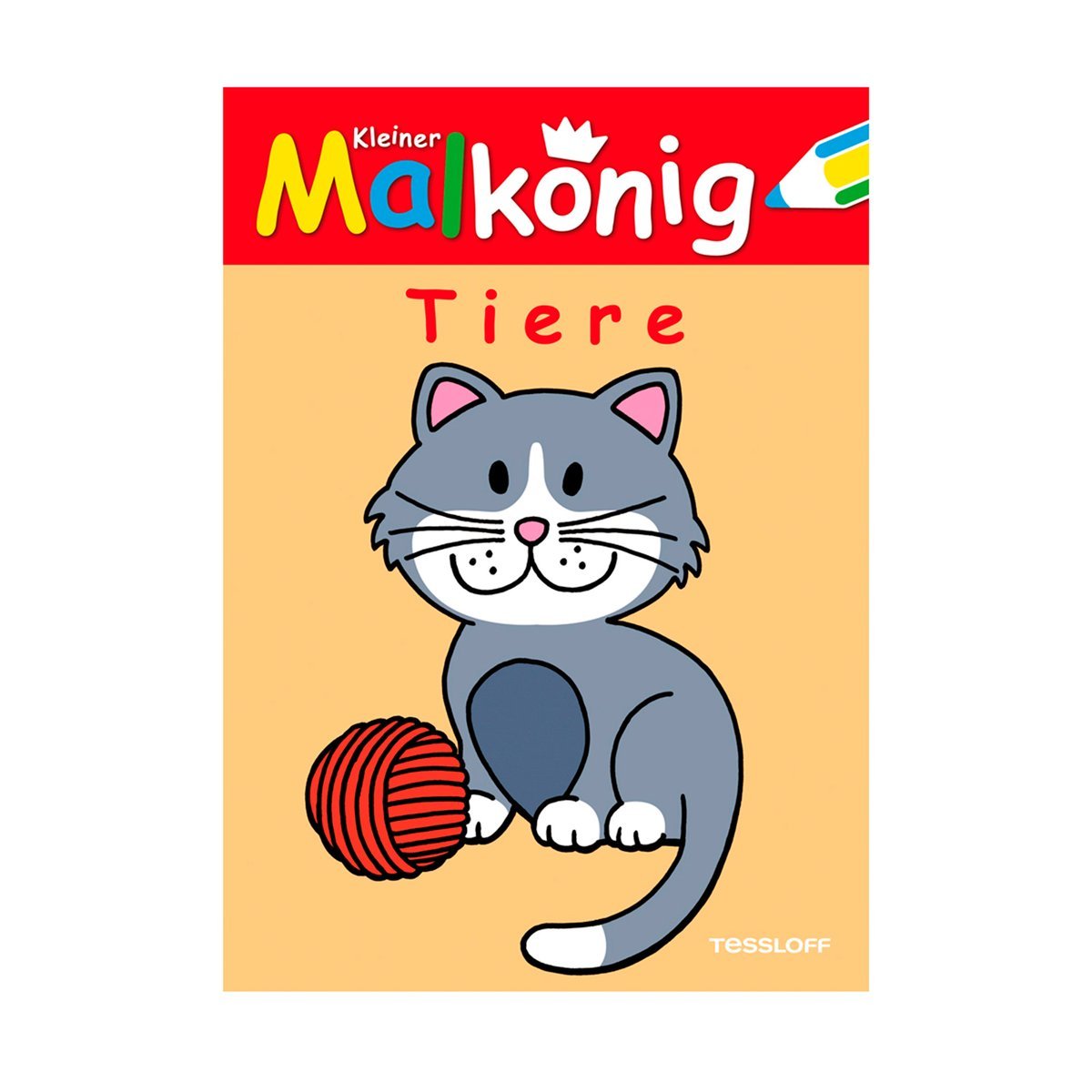 Kleiner Malkönig Tiere. Malbuch ab 3 Jahren (Malbücher und -blöcke) Non-fiction