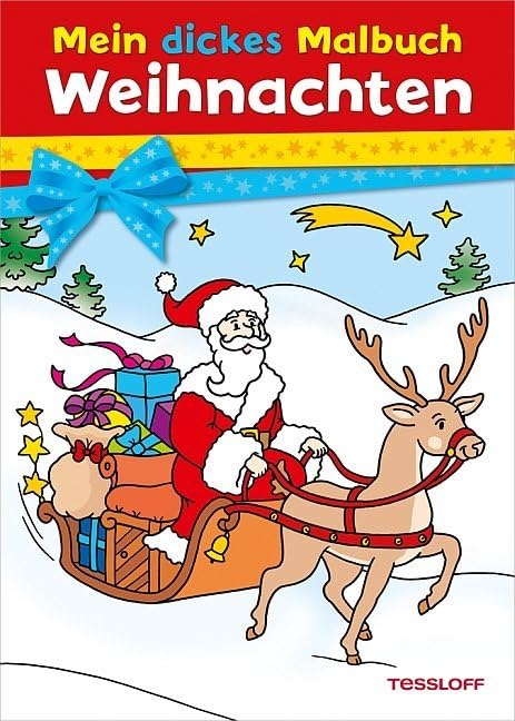 Mein dickes Malbuch Weihnachten (Malbücher und -blöcke) Contemporary literature