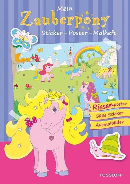 Mein Zauberpony Sticker-Poster-Malheft: Riesenposter * Coole Sticker * Ausmalbilder Social Sciences