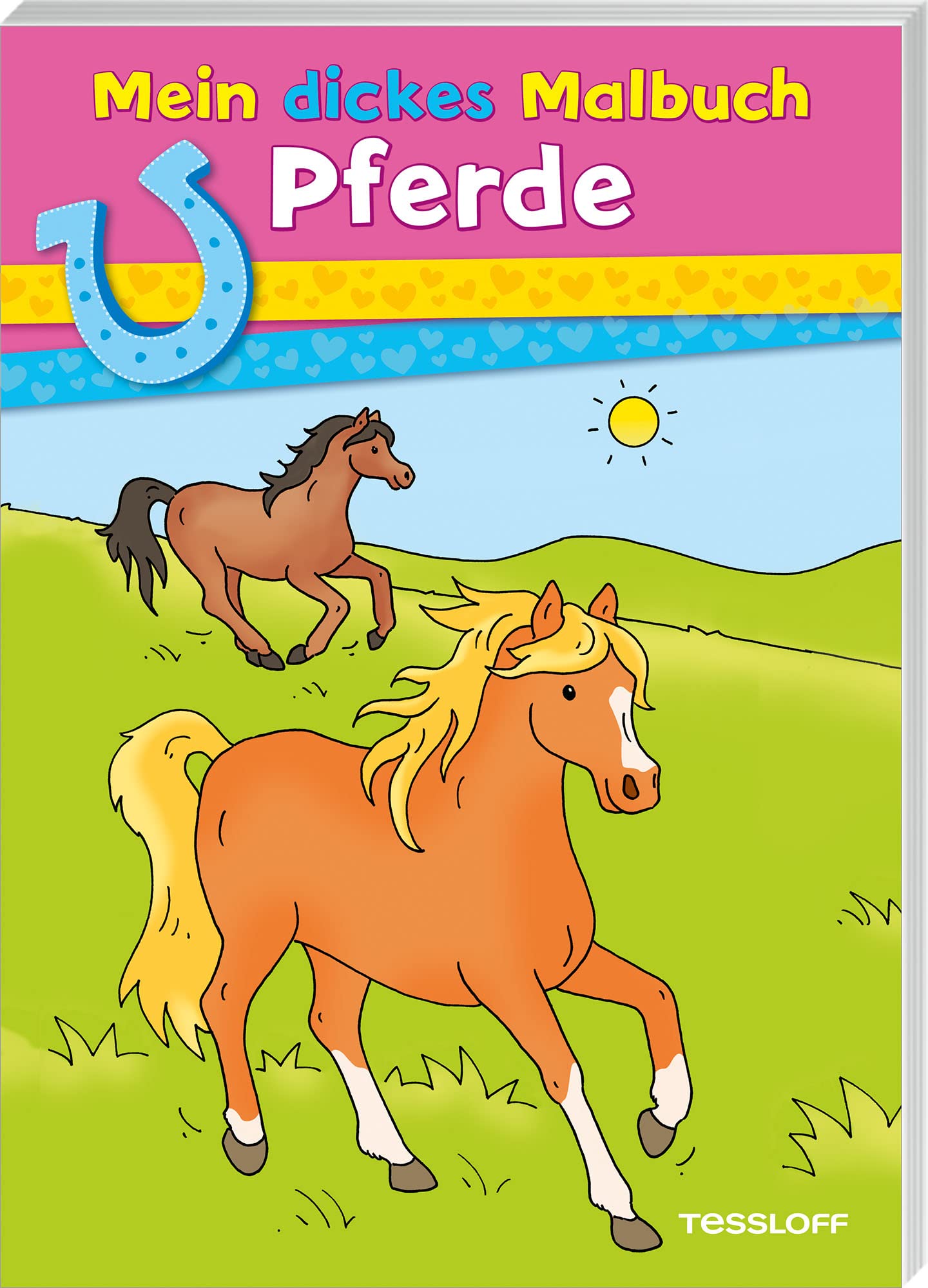 Mein dickes Malbuch. Pferde Pets