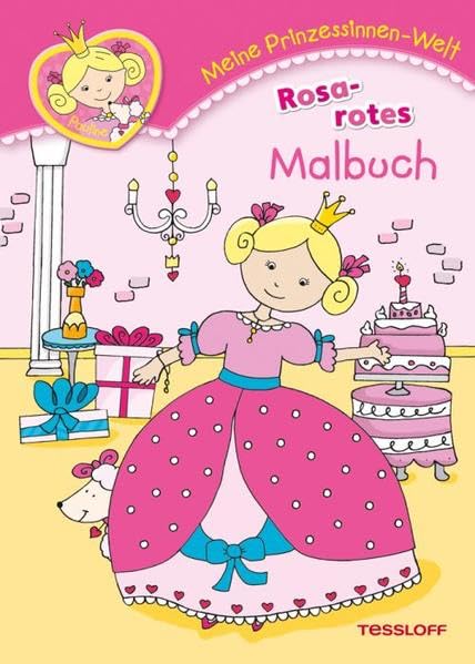 Meine Prinzessinnen-Welt: Rosarotes Malbuch Non-fiction