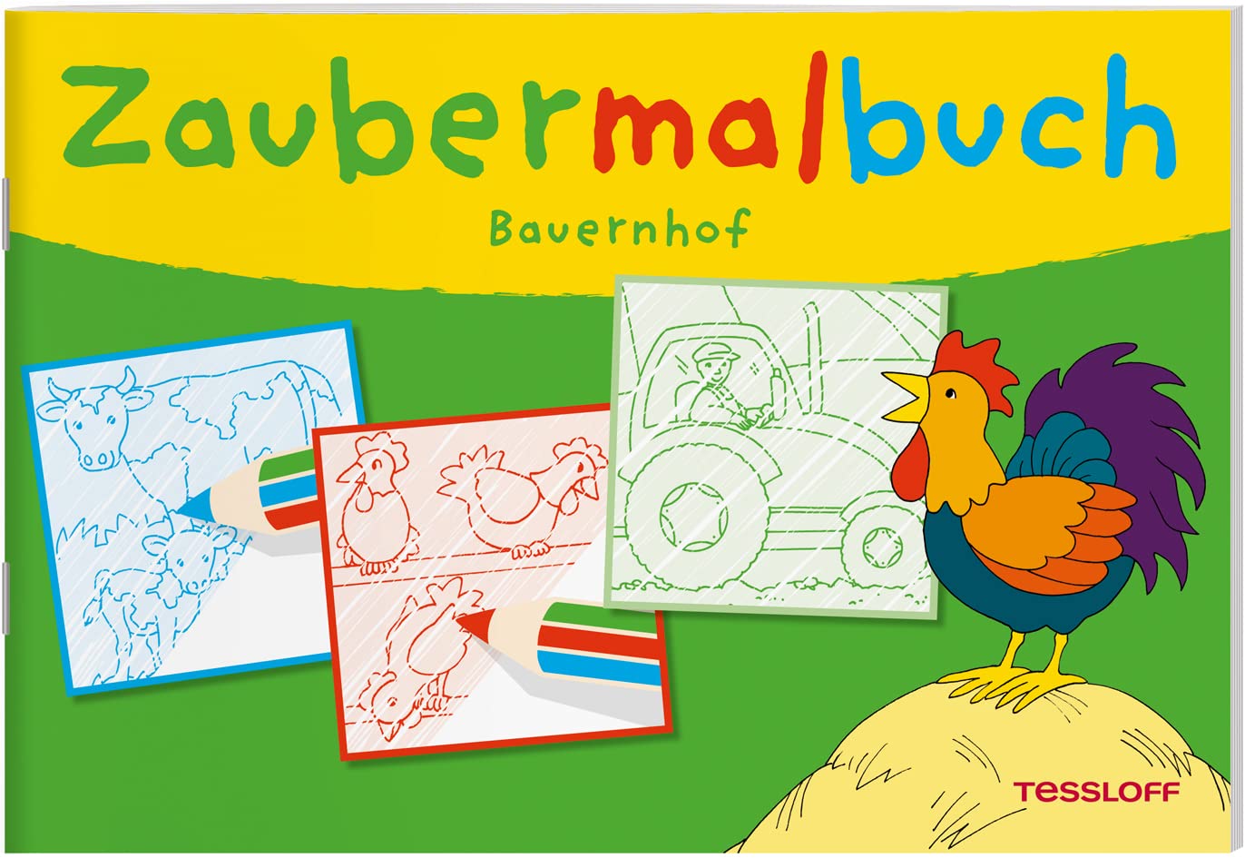 Zaubermalbuch Bauernhof book