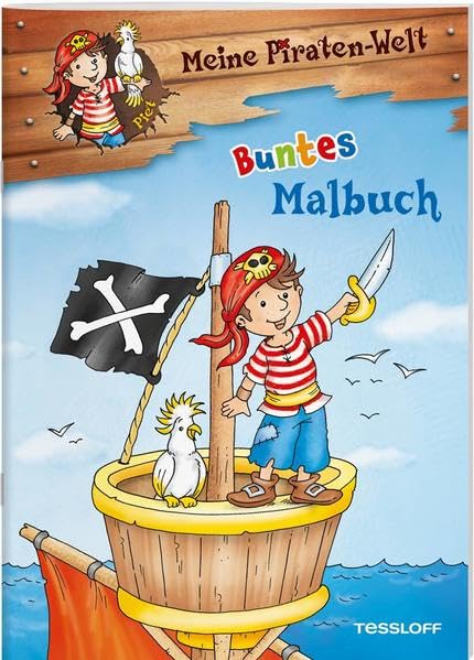 Meine Piraten-Welt: Buntes Malbuch: Mit 16 bunten Seiten! (Malbücher und -blöcke) Social Sciences