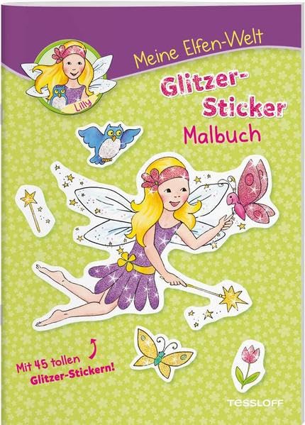 Meine Elfen-Welt. Glitzer-Sticker-Malbuch Tiptoi & Games