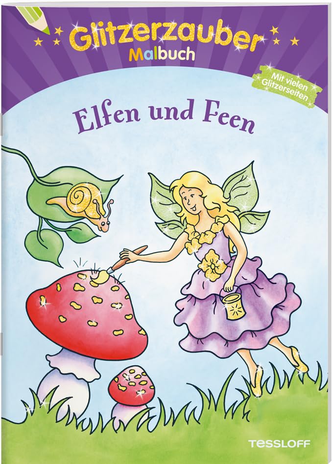 Glitzerzauber Malbuch Elfen und Feen Tiptoi & Games