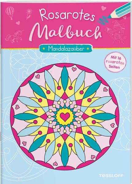 Rosarotes Malbuch. Mandalazauber book