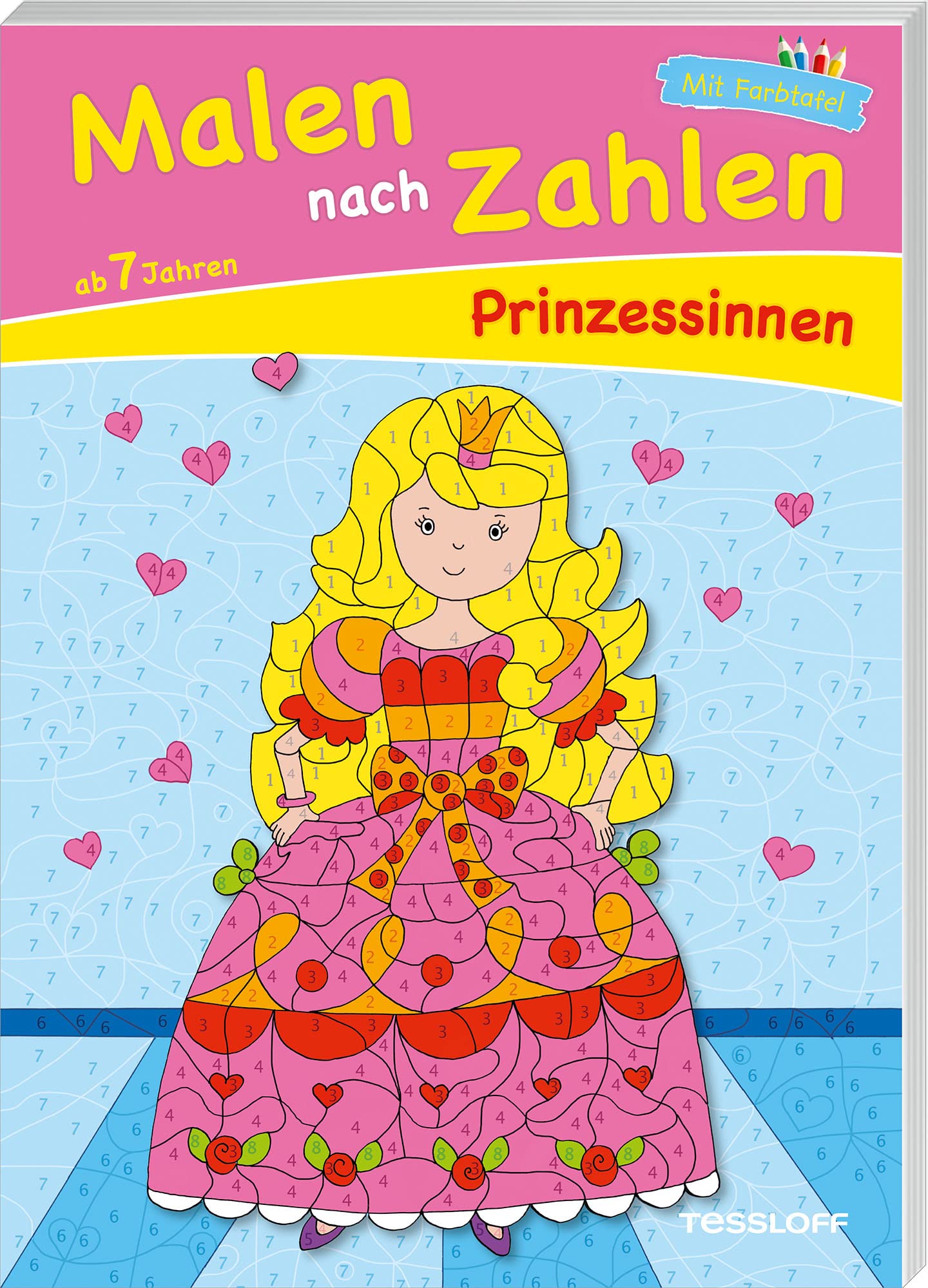 Malen nach Zahlen Prinzessinnen ab 7 Jahren Tiptoi & Games