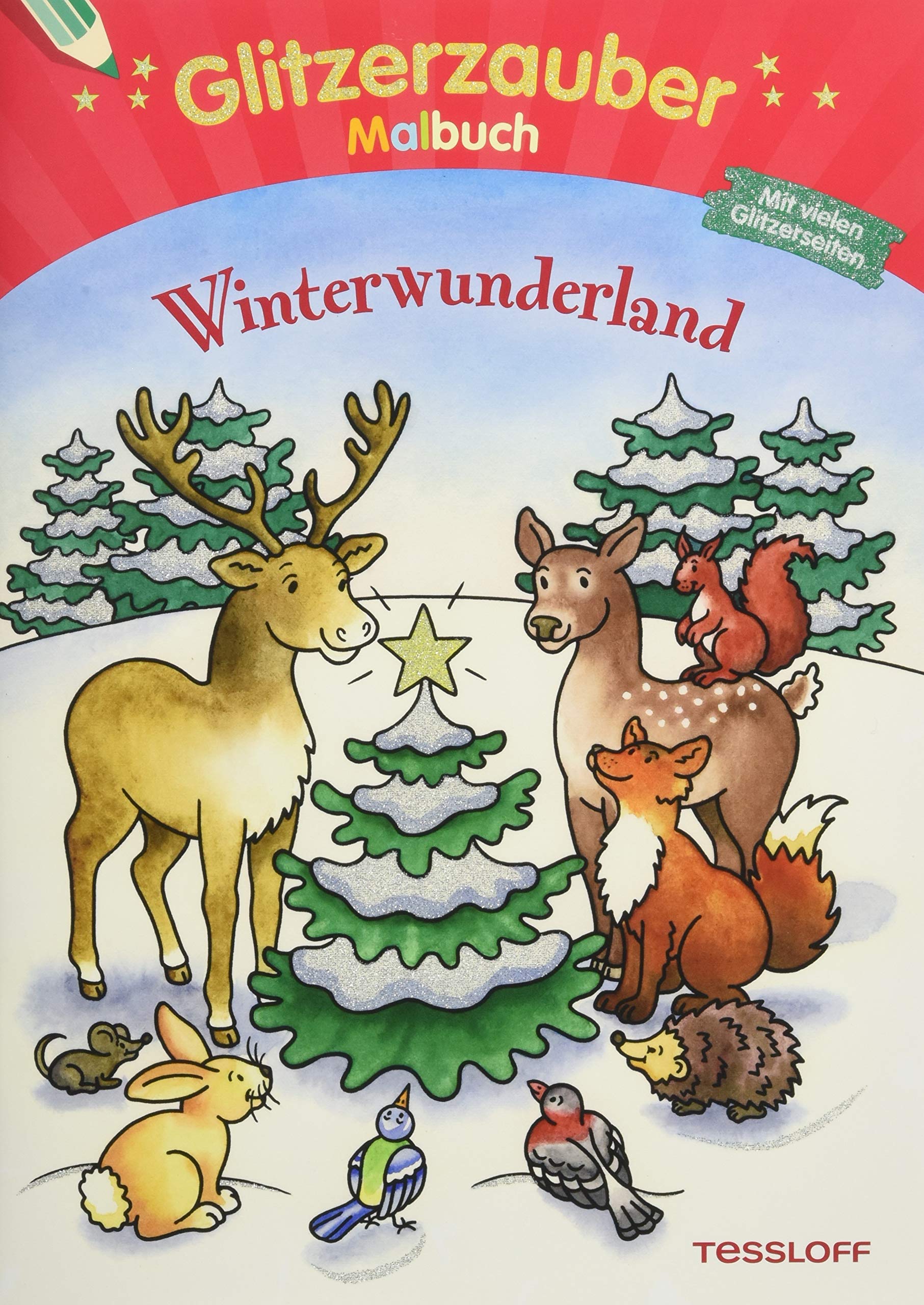 Glitzerzaubermalbuch. Winterwunderland Non-fiction