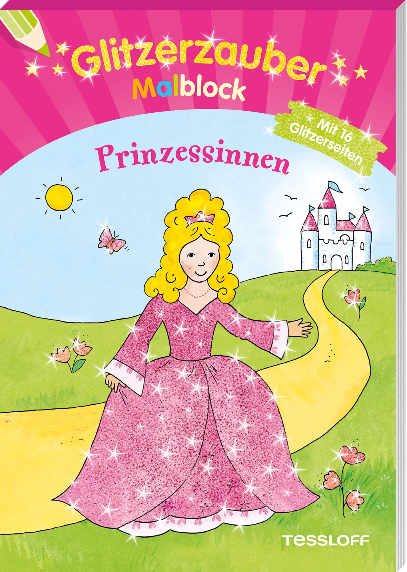 Glitzerzauber-Malblock Prinzessinnen Tiptoi & Games