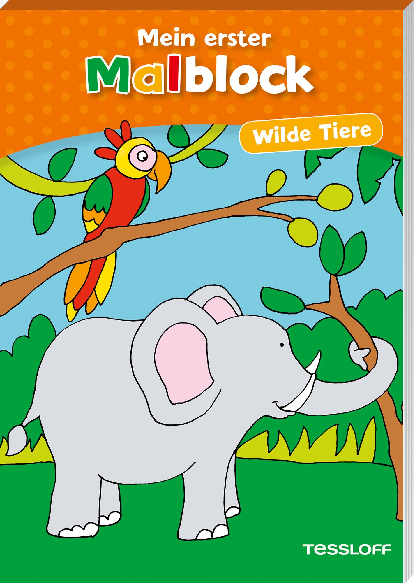 Erster Malblock. Wilde Tiere Non-fiction