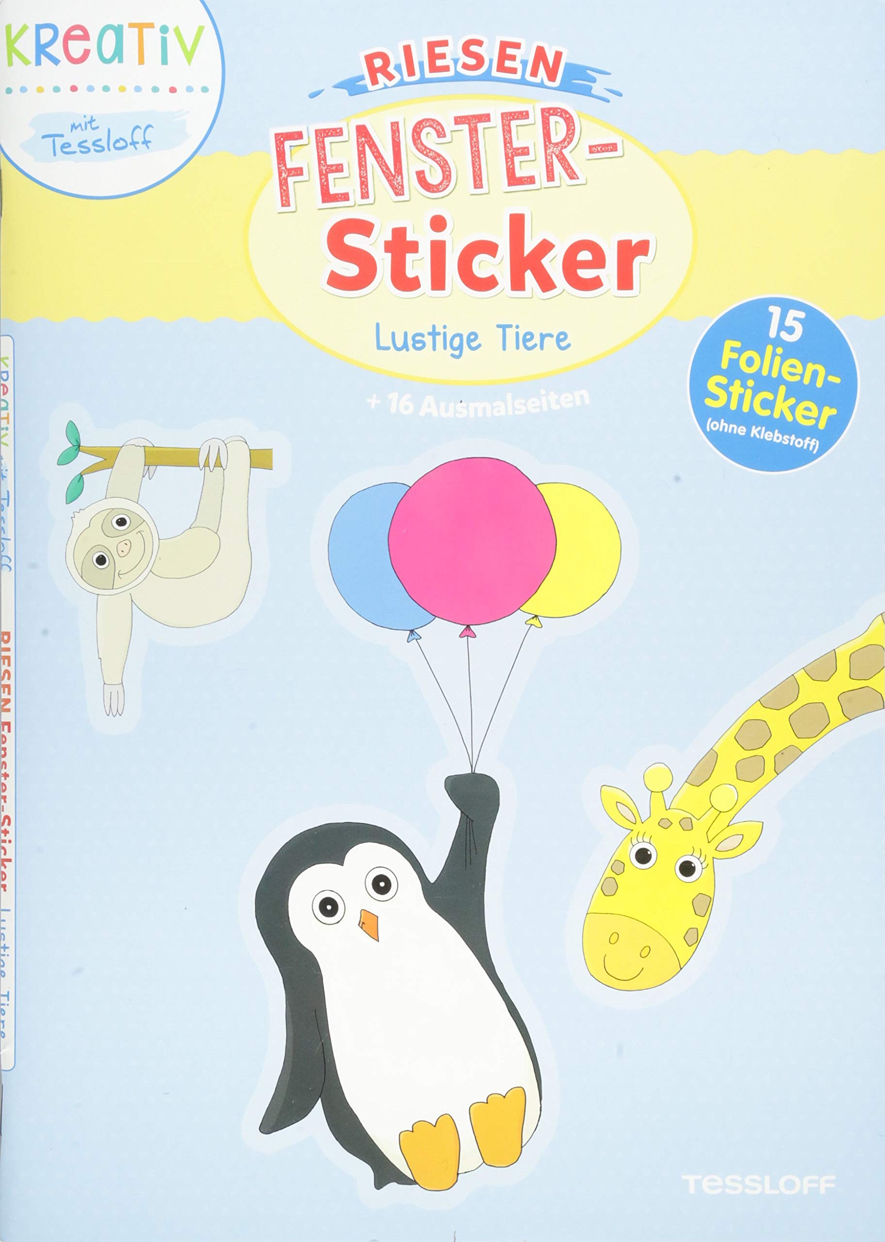 Riesen-Fenster-Sticker. Lustige Tiere Other products