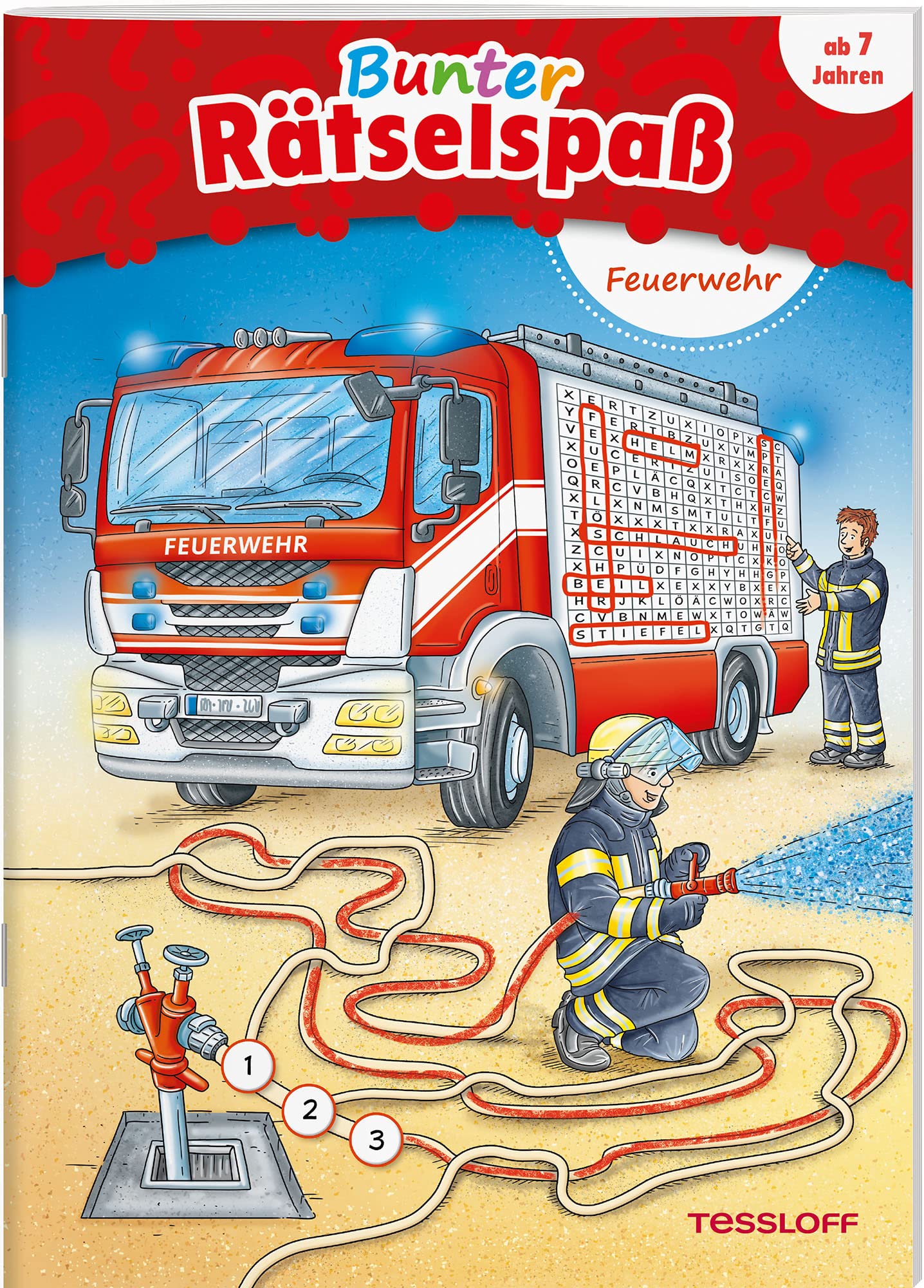 Bunter Rätselspaß. Feuerwehr Leisure, Home & Garden