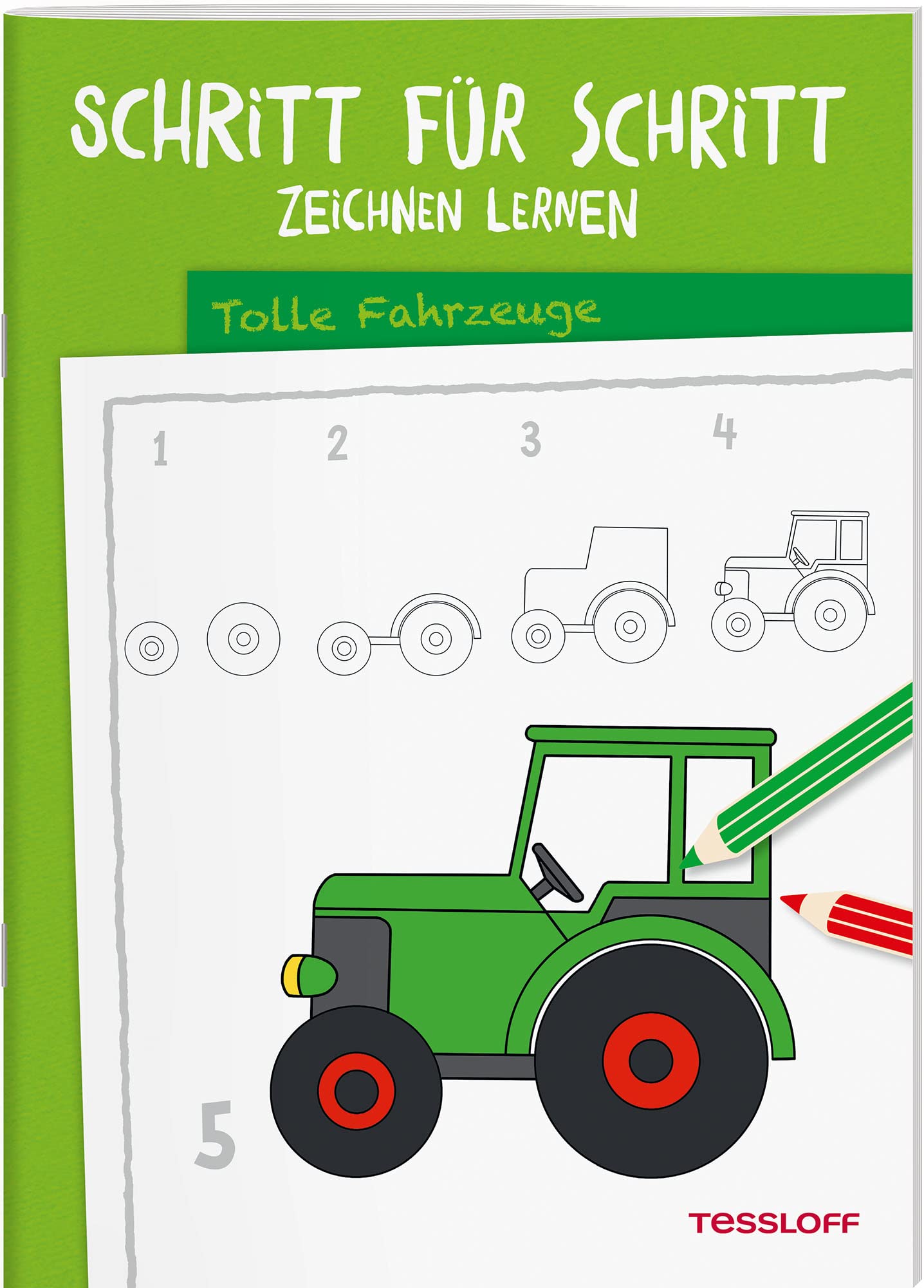 Schritt für Schritt Zeichnen lernen. Tolle Fahrzeuge Tiptoi & Games
