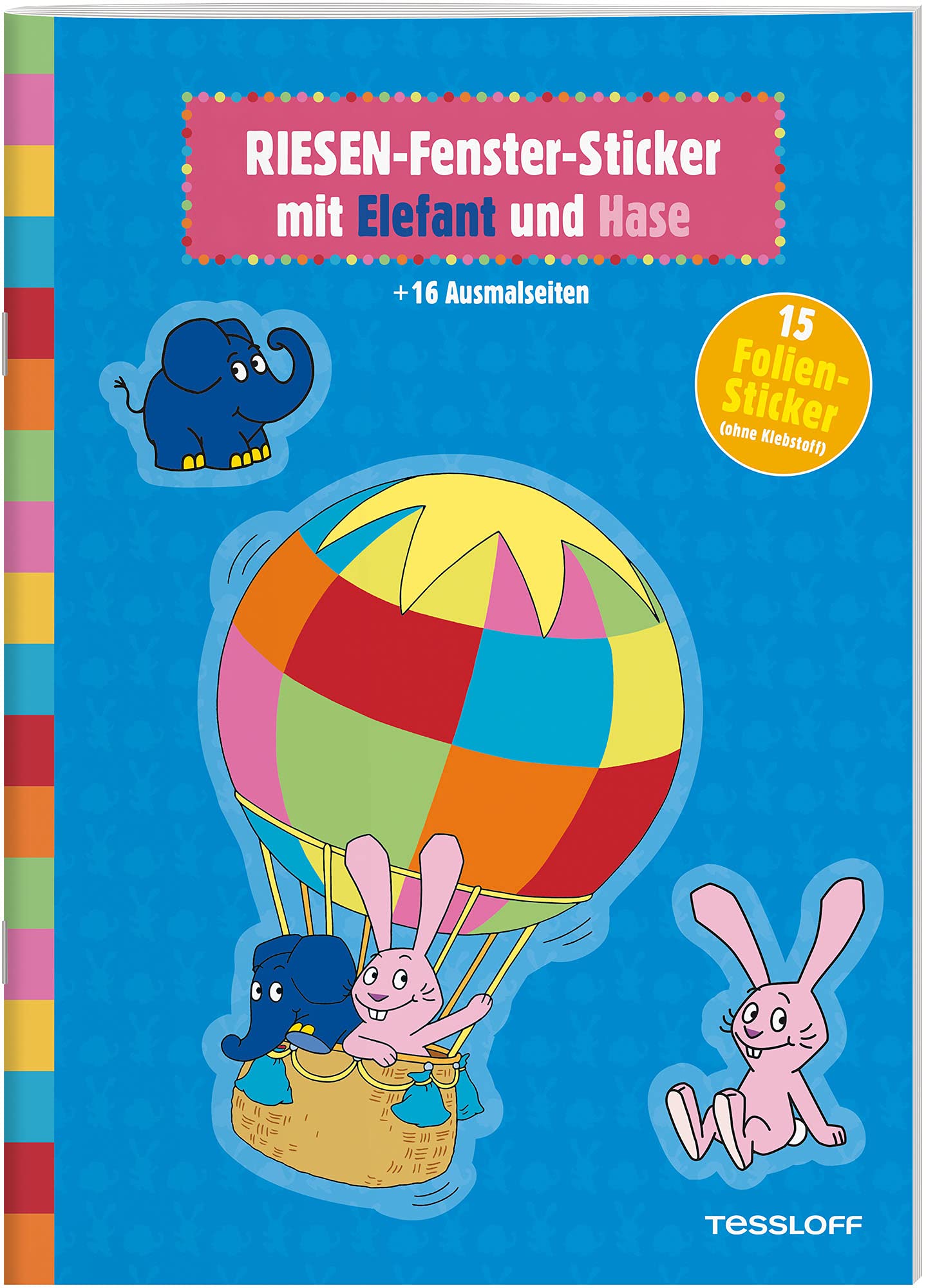 RIESEN-Fenster-Sticker mit Elefant und Hase Leisure, Home & Garden