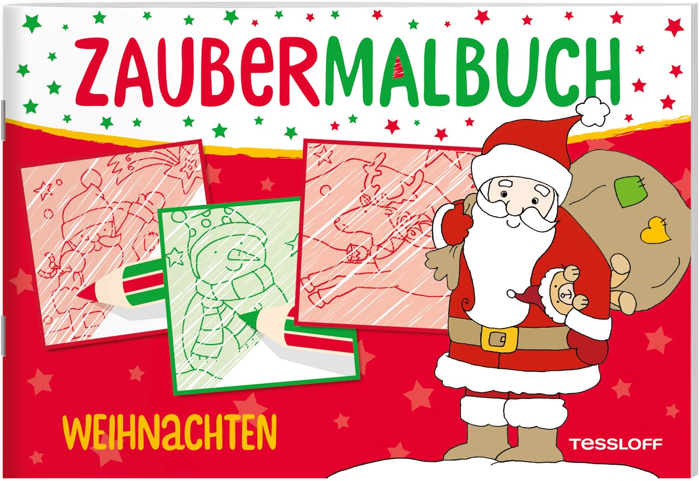 Zaubermalbuch. Weihnachten: Für Kinder ab 3 Jahren (Malbücher und -blöcke) Tiptoi & Games