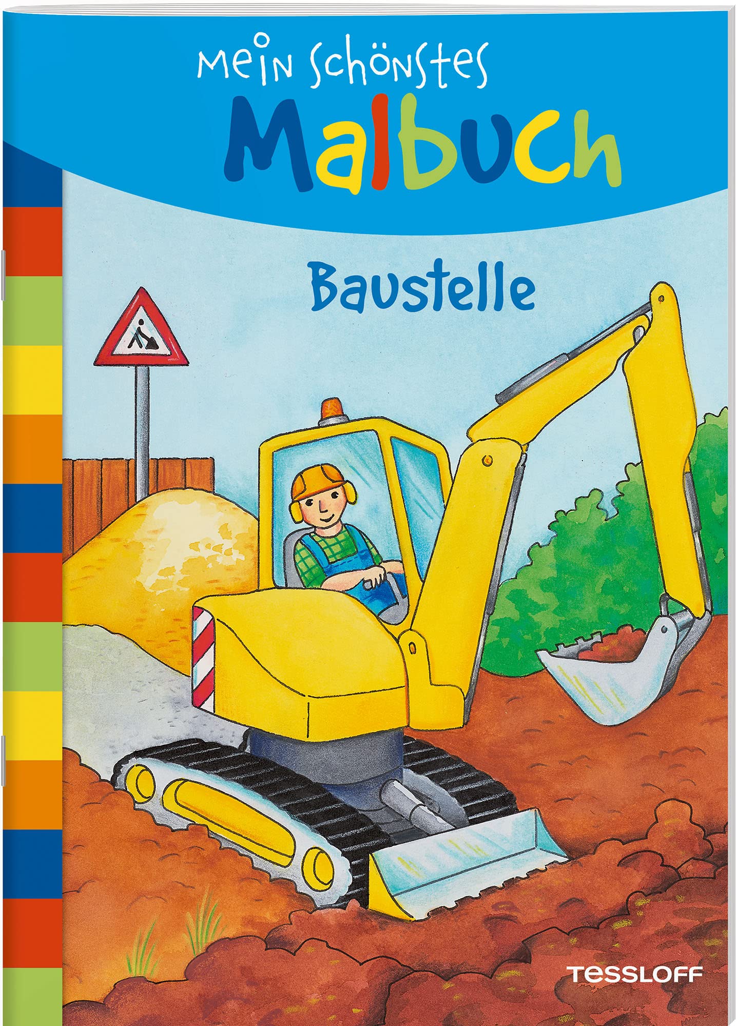 Mein schönstes Malbuch. Baustelle: Malen für Kinder ab 5 Jahren (Malbücher und -blöcke) Non-fiction