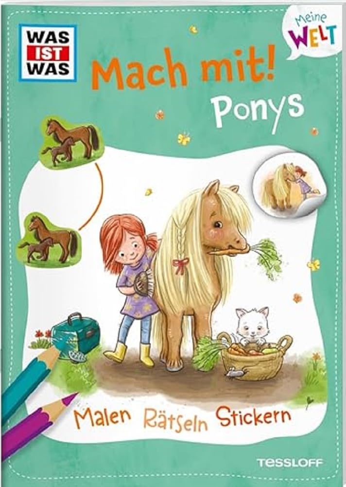 WAS IST WAS Meine Welt Mach mit! Ponys Non-fiction