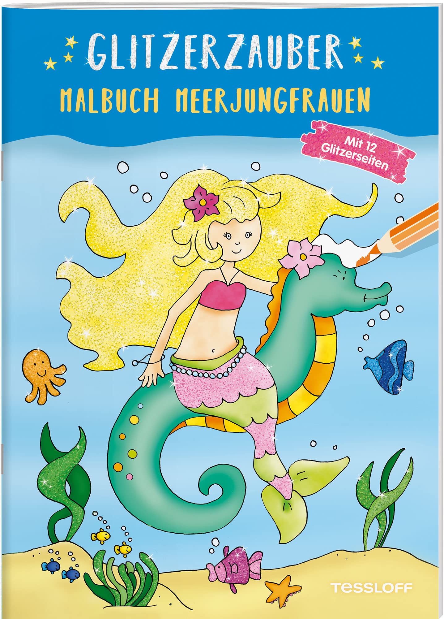 Glitzerzauber Malbuch. Meerjungfrauen Non-fiction