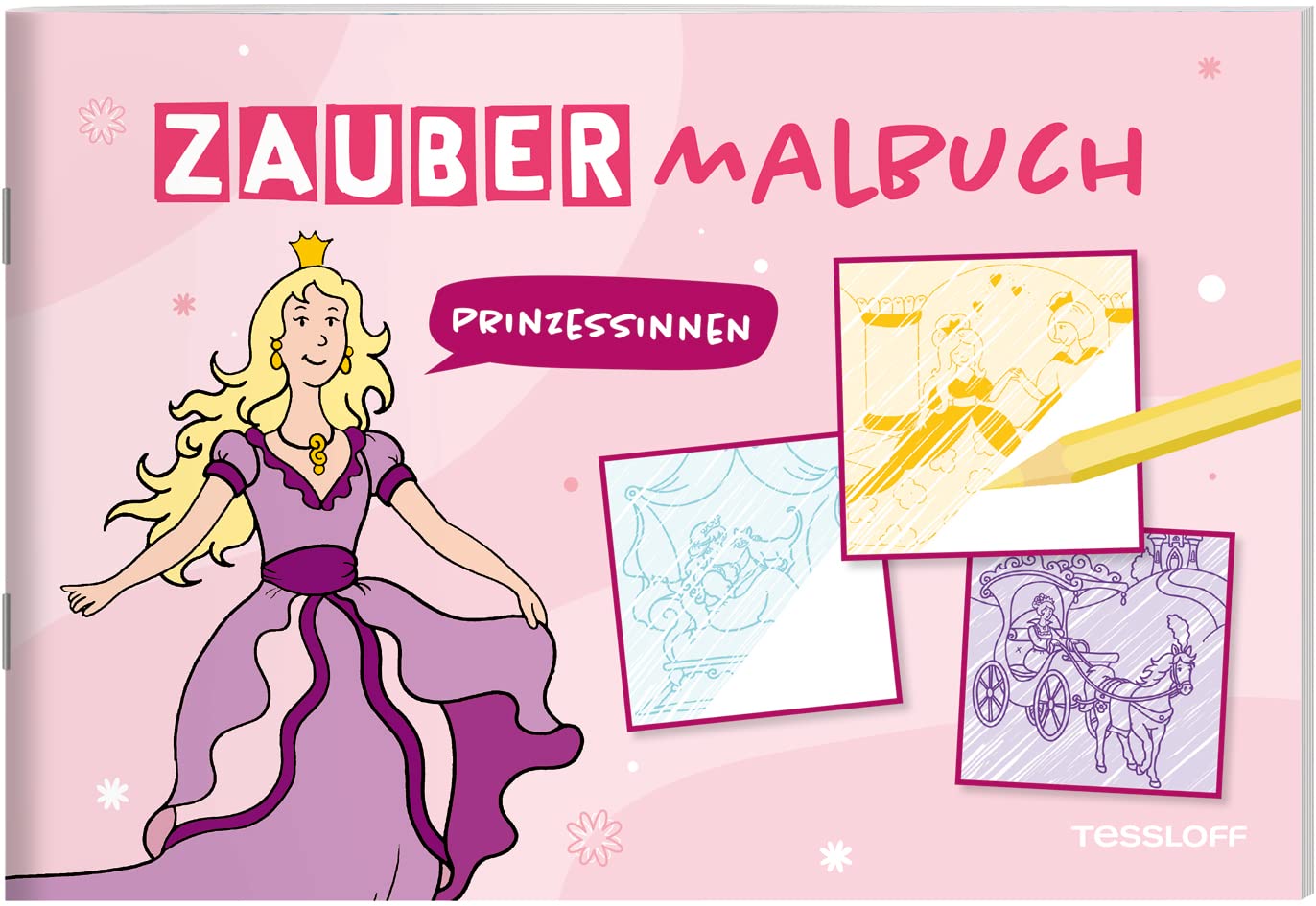Zaubermalbuch. Prinzessinnen: Mit magischen Zauberseiten (Malbücher und -blöcke) Non-fiction