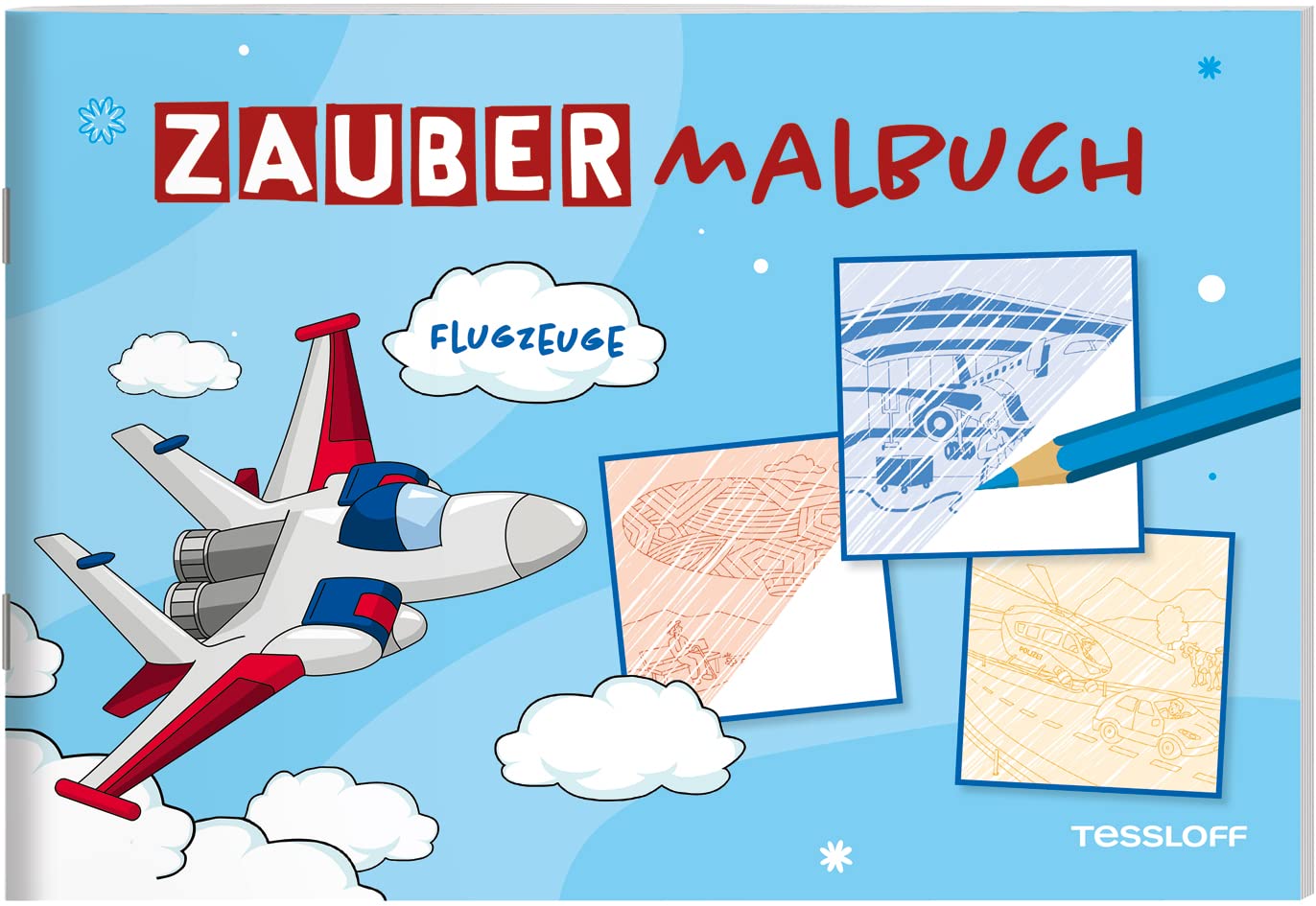 Zaubermalbuch. Flugzeuge: Mit magischen Zauberseiten (Malbücher und -blöcke) Non-fiction