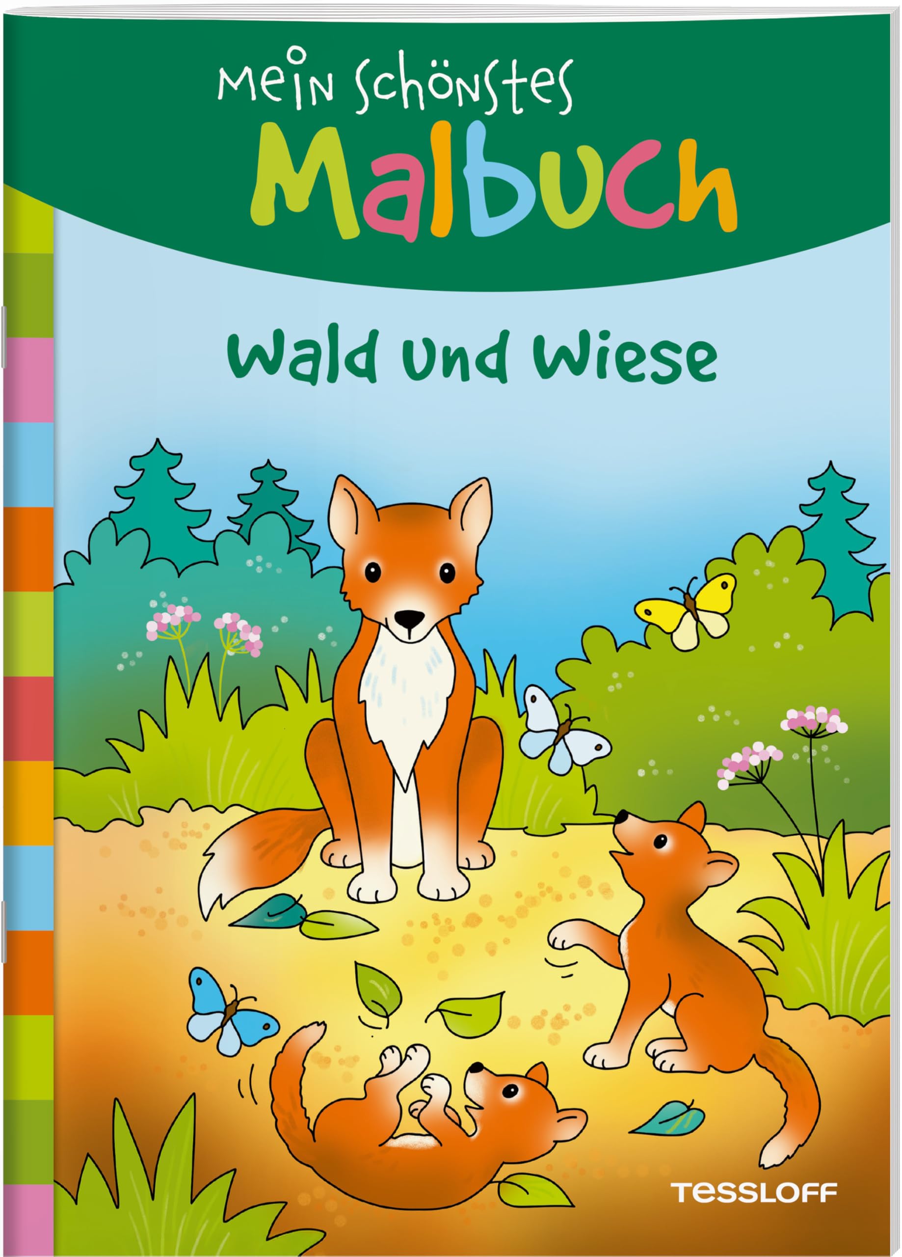 Mein schönstes Malbuch. Wald und Wiese Non-fiction