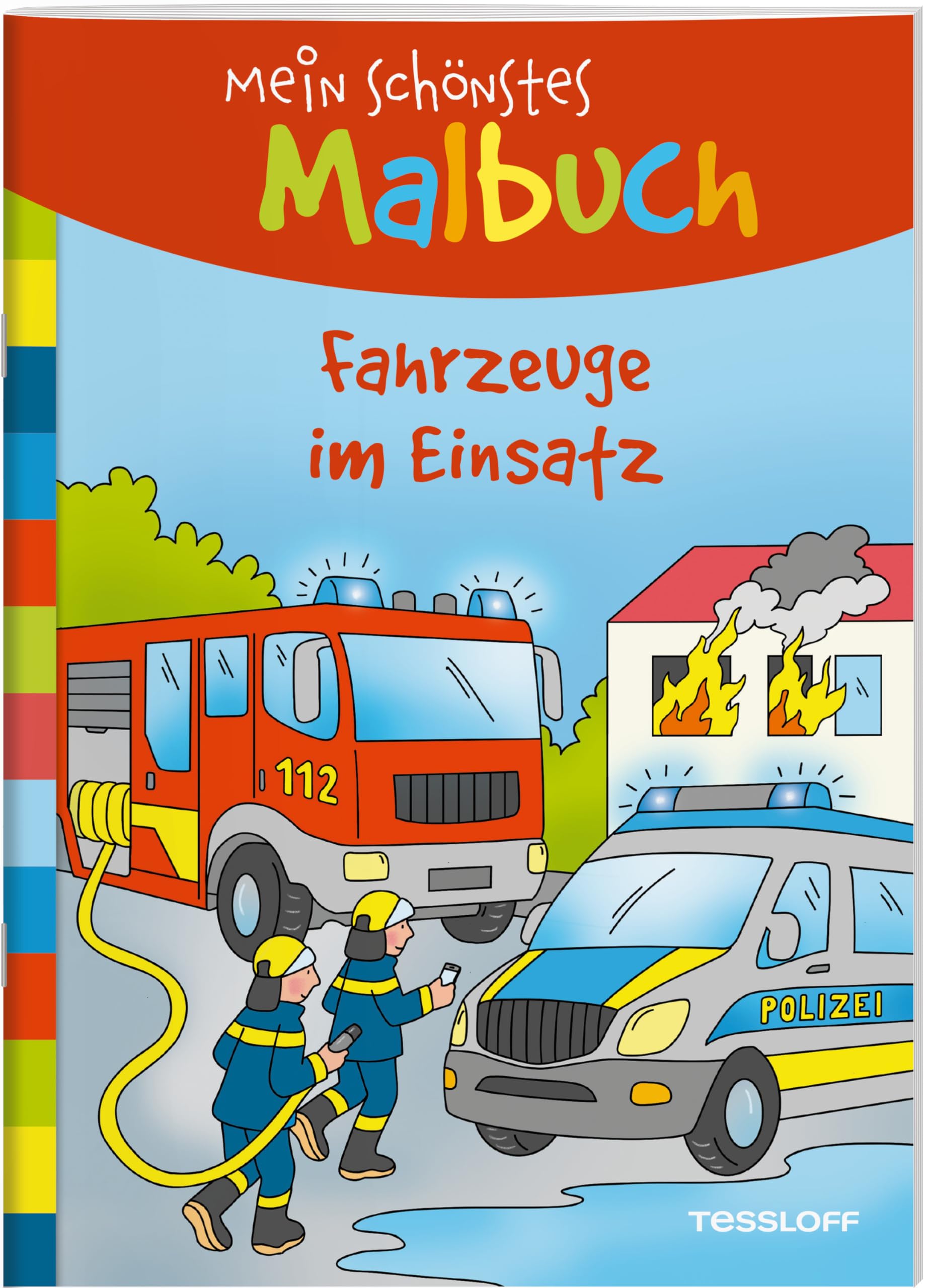 Mein schönstes Malbuch. Fahrzeuge im Einsatz Non-fiction