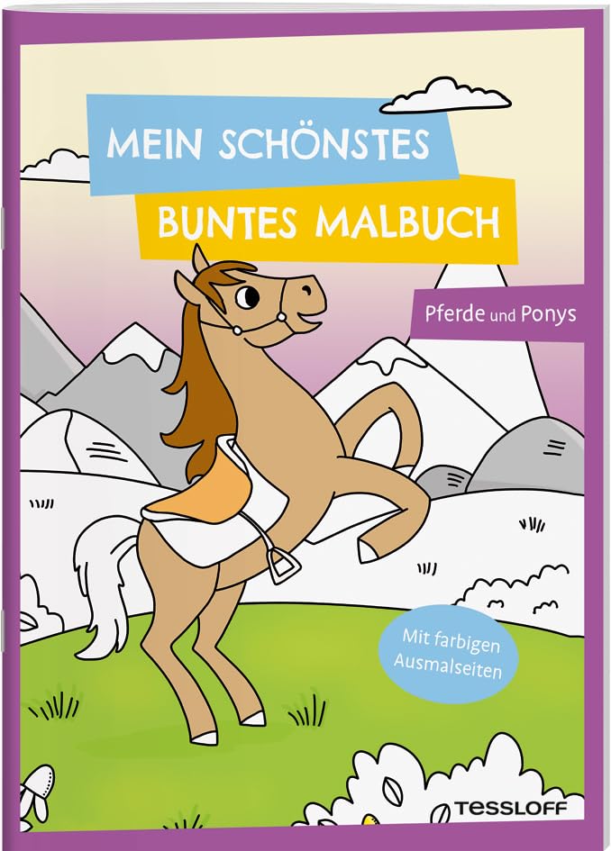 Mein schönstes buntes Malbuch. Pferde und Ponys Non-fiction