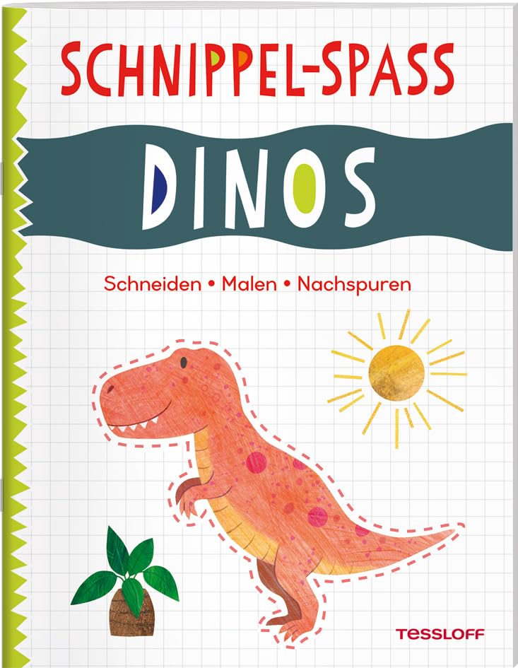 Schnippel-Spaß. Dinos. Schneiden - Malen - Nachspuren Non-fiction