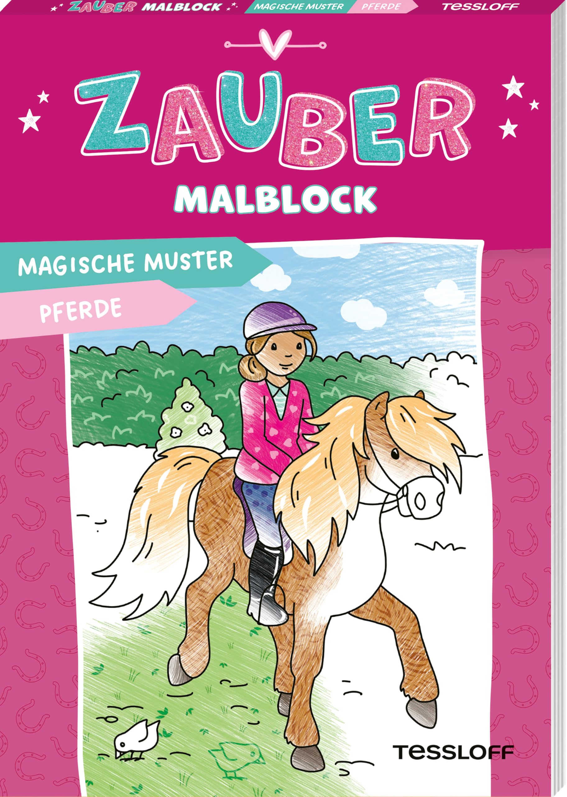 Zaubermalblock. Magische Muster. Pferde Non-fiction