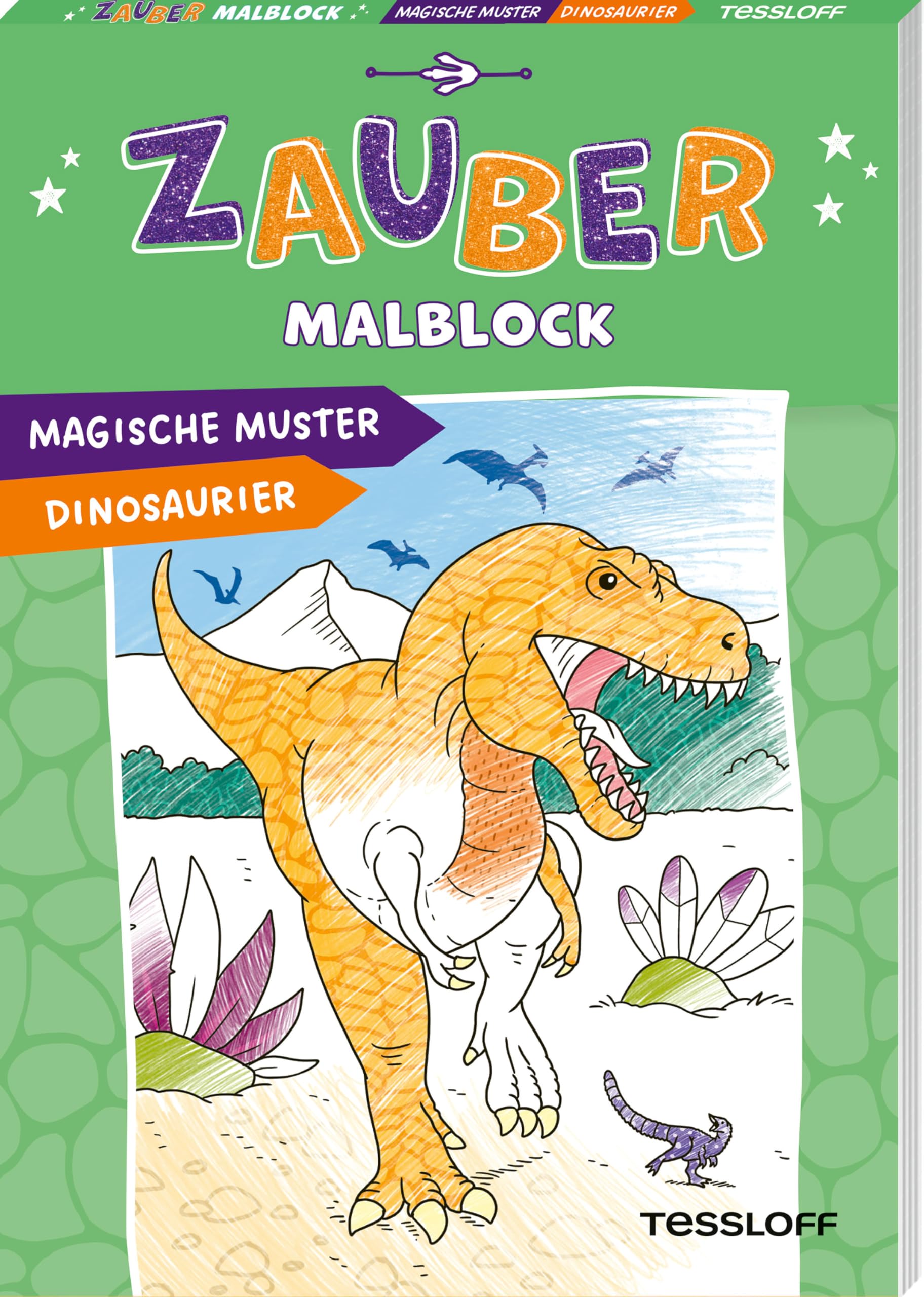 Zaubermalblock. Magische Muster. Dinosaurier Non-fiction