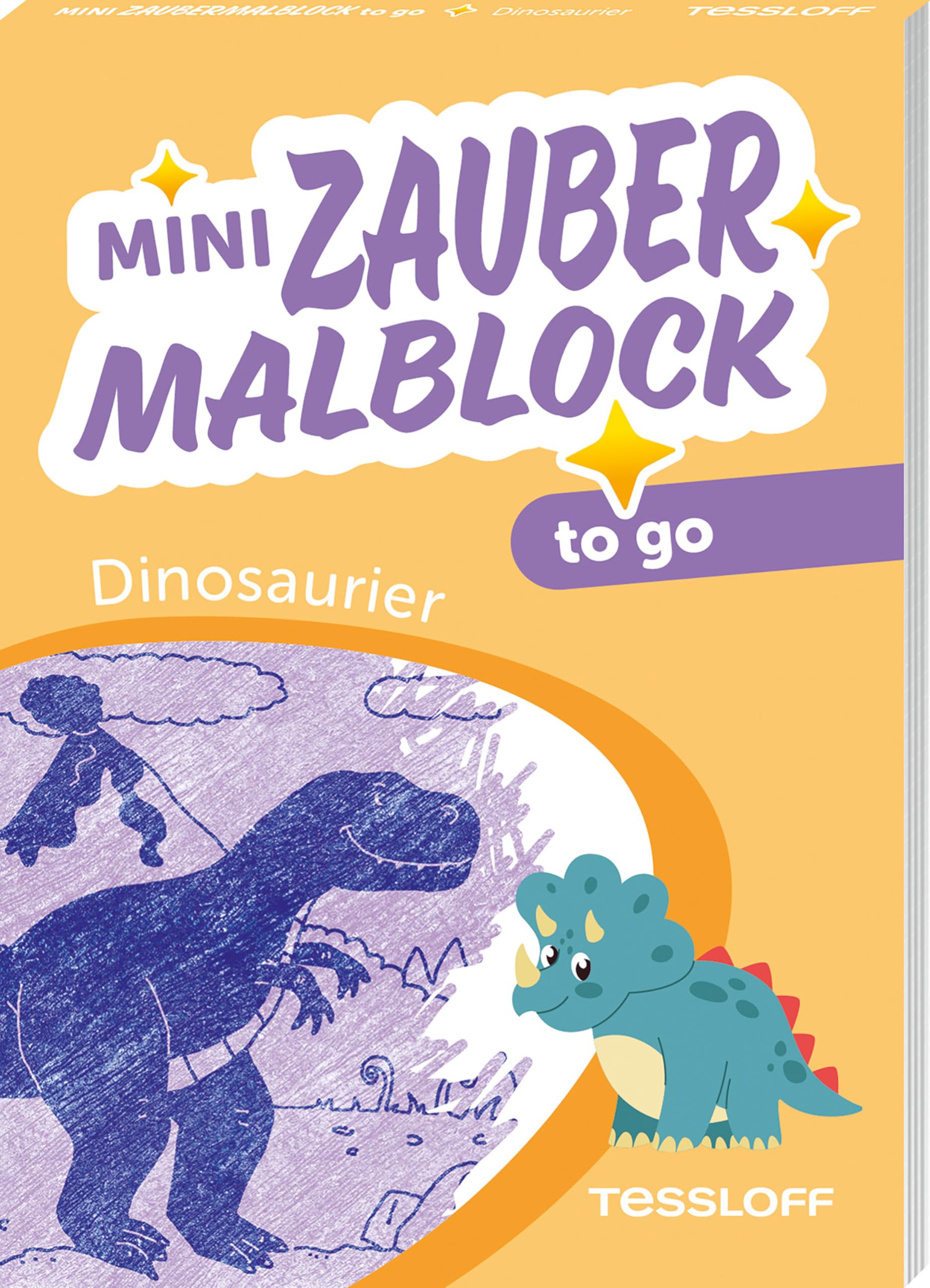 Mini Zaubermalblock to go. Dinosaurier Non-fiction