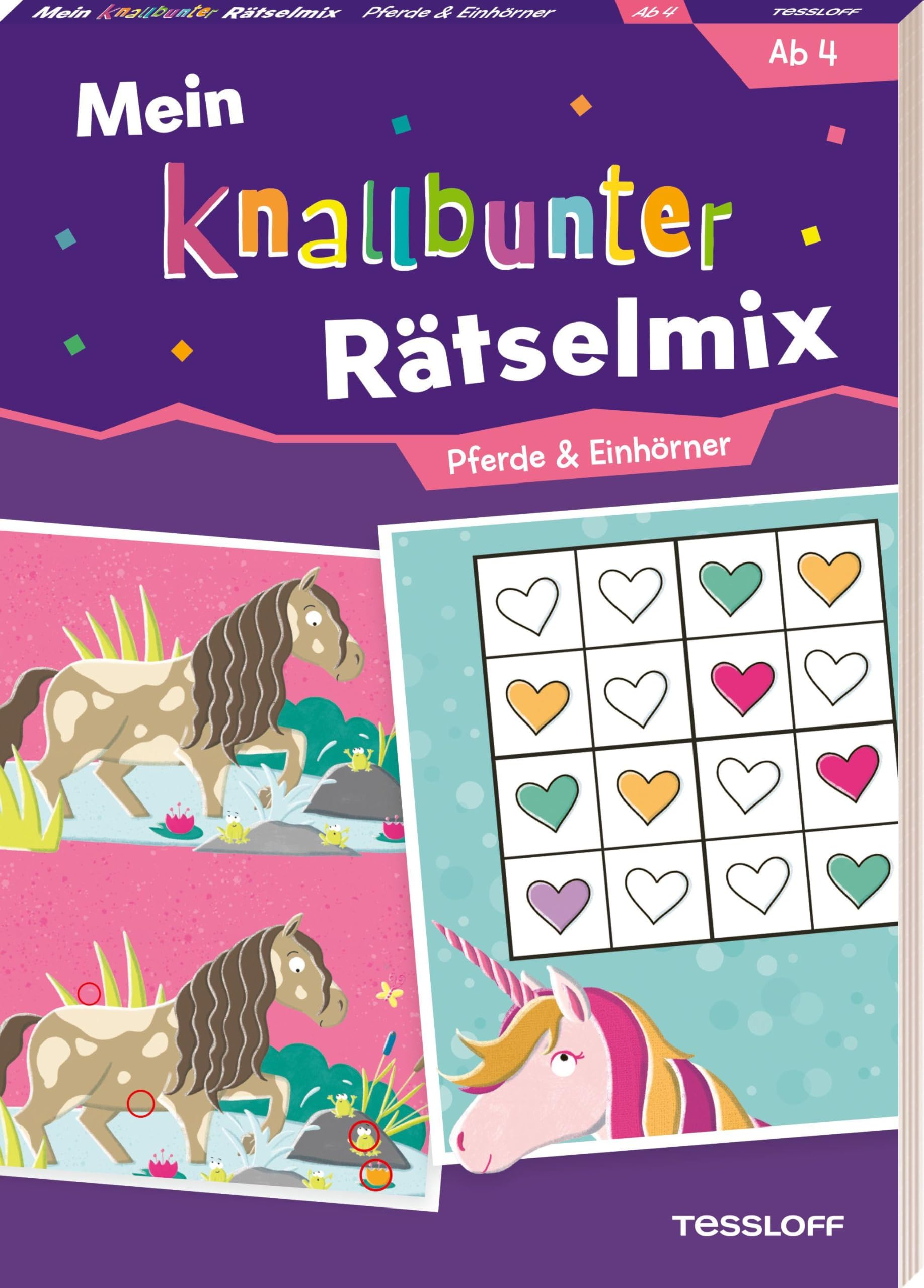 Mein knallbunter Rätselmix. Pferde & Einhörner Leisure & Fun