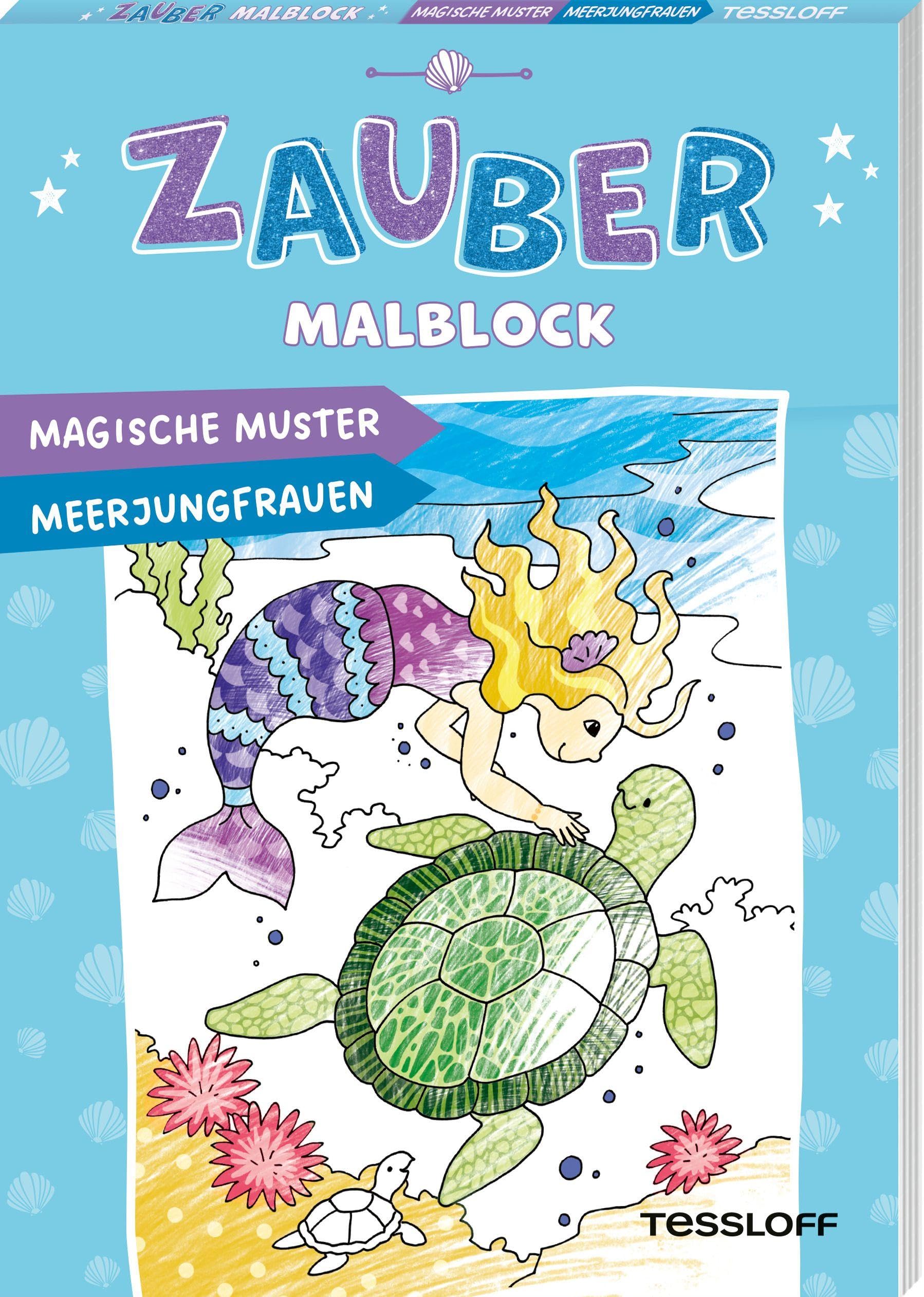 Zaubermalblock. Magische Muster. Meerjungfrauen Non-fiction