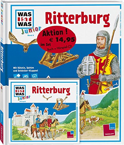 WAS IST WAS Junior Set: Ritterburg Buch & Hörspiel-CD Non-fiction