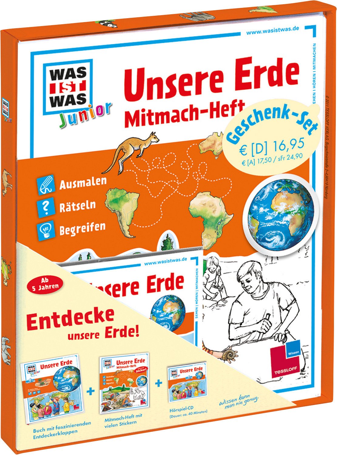 Unsere Erde (Geschenk-Set inkl. Hörspiel und Mitmach-Heft) (Was ist Was Junior, Band 10) Social Sciences