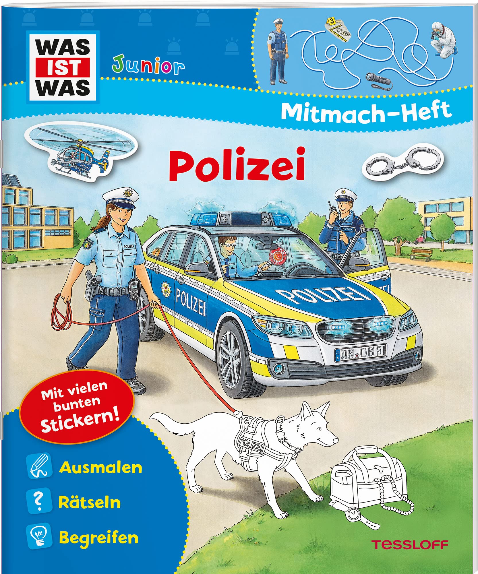 WAS IST WAS Junior Mitmach-Heft. Polizei Leisure & Fun