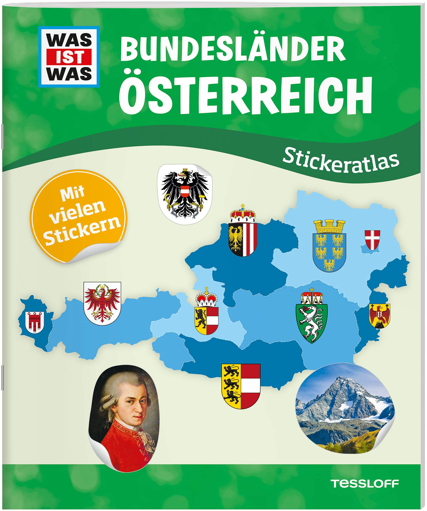 WAS IST WAS Stickeratlas Bundesländer Österreich: Mit vielen Stickern Non-fiction