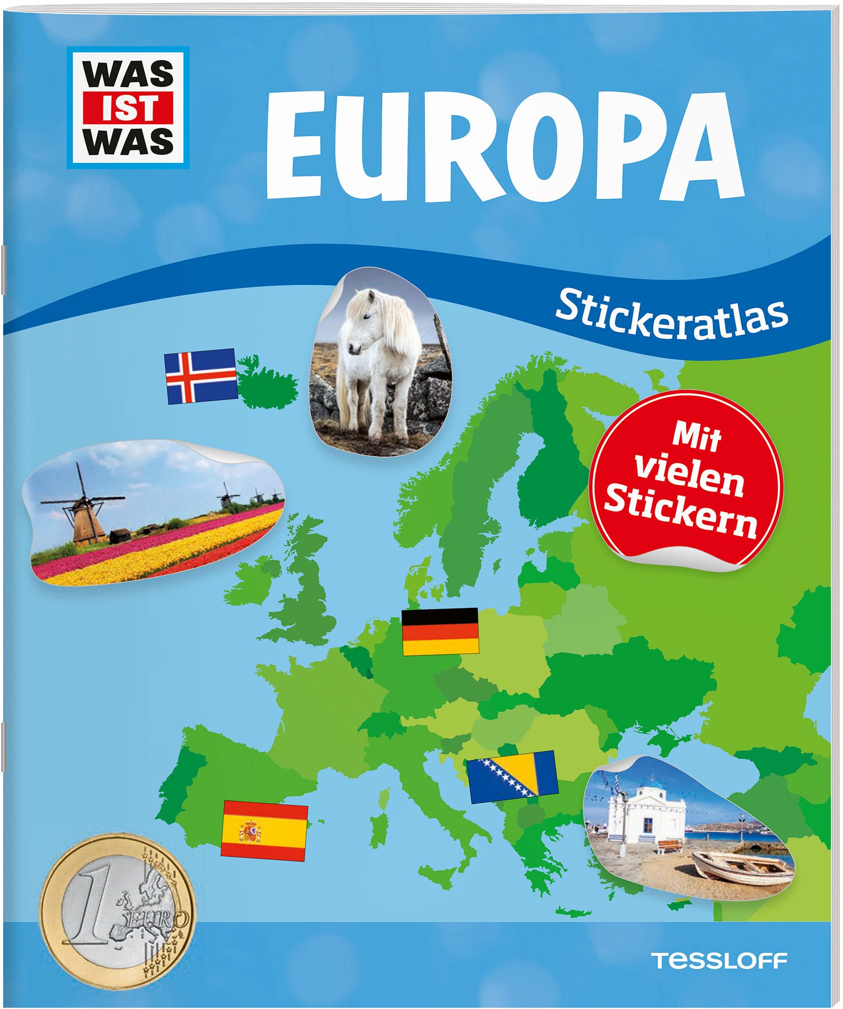 WAS IST WAS Stickeratlas Europa Non-fiction