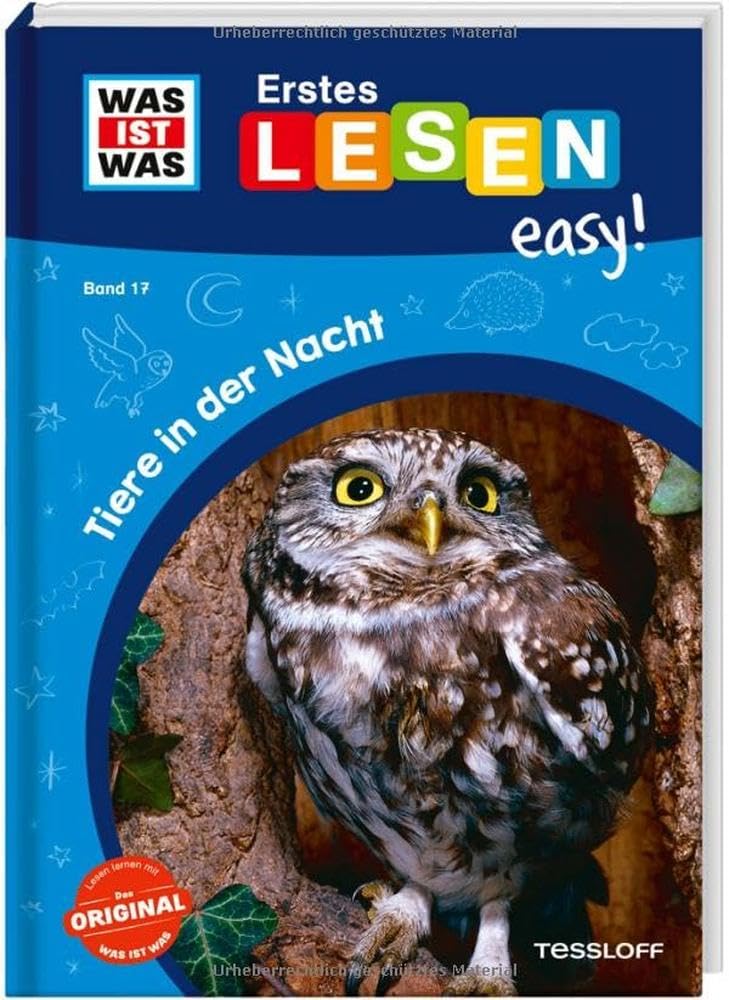 WAS IST WAS Erstes Lesen easy! Band 17. Tiere in der Nacht Novels & Short Stories
