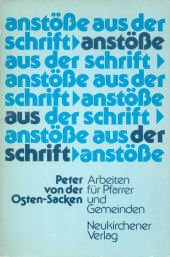 Anstösse aus der Schrift. Arbeiten für Pfarrer und Gemeinden Religion & Esotericism