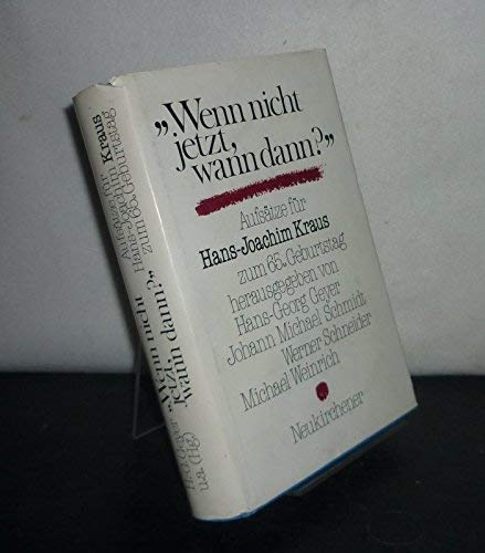 Wenn nicht jetzt, wann dann? Religion & Esotericism