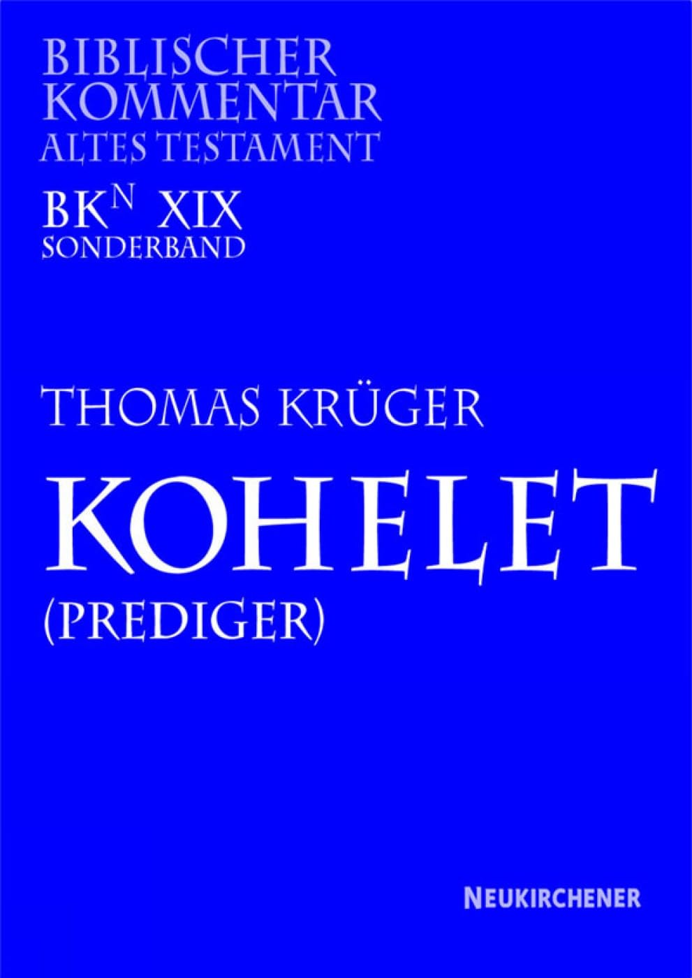 Kohelet (Prediger) Religion & Esotericism