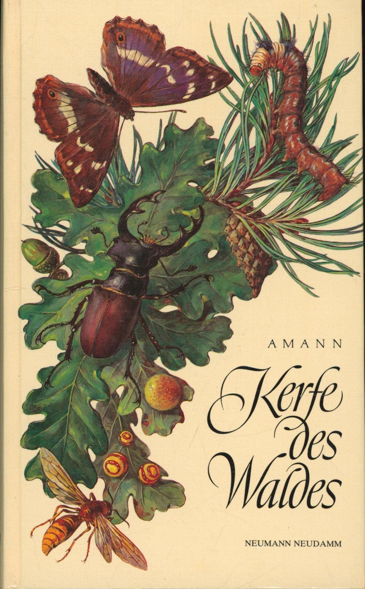 Kerfe des Waldes - Taschenbildbuch der beachtenswertesten Käfer, Schmetterlinge und sonstigen Kerfe des mitteleuropäischen Waldes, ihrer Entwicklungsstufen und Fraßbilder mit Textteil über Bau und Leb Books